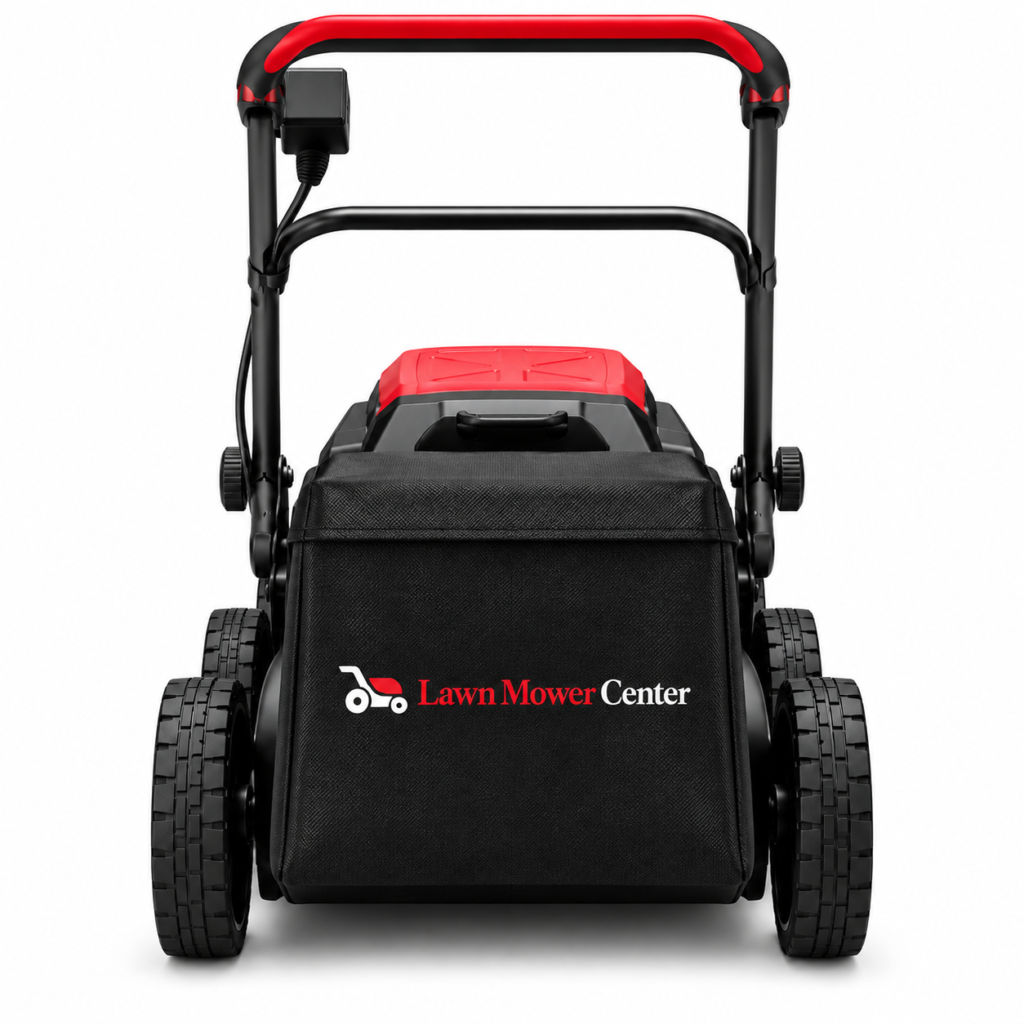 Cordless Electric Lawn Mower with Grass Bag